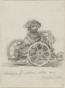 Bedelaars die zich alleen redden in Bordeaux door Francisco de Goya
