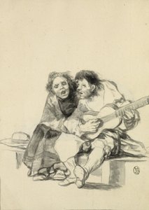 Muy accordes (Ze zijn erg in harmonie) door Francisco de Goya