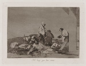 No hay que dar voces (Het is) door Francisco de Goya