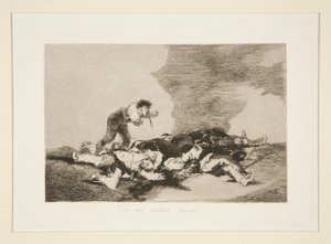 Daarvoor ben je geboren, pl. 12 uit Los desastres de la guerra (De Rampen van de Oorlog)