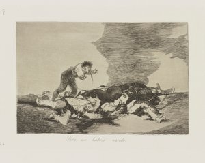Para eso habeis nacido. (Daarvoor ben je geboren.), pl. 12 uit de serie Los desastres de la guerra (De rampen van de oorlog)