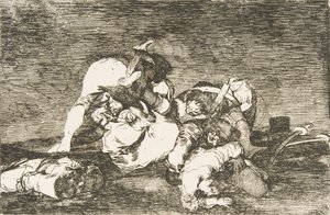 Plaat 10 uit De Rampen van de Oorlog Los Desastres de la Guerra: Noch deze. Tampoc...