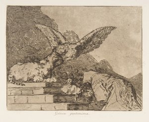 Plaat 73 uit De Rampen van de Oorlog Los Desastres de la Guerra..., na 1814-15 gepubliceerd 1863 door Francisco de Goya
