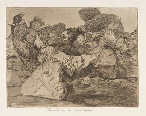 Plaat 75 uit De Rampen van de Oorlog door Francisco de Goya