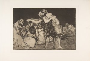 Plaat 7 uit de Disparates: Wanordelijke dwaasheid, ca. 1816-23 gepubliceerd 1864