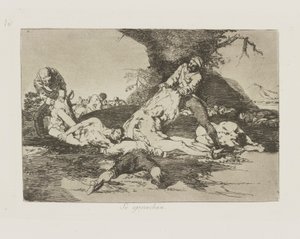 Ze maken er gebruik van., pl. 16 uit de serie Los desastres de la guerra (De Rampen van de Oorlog)