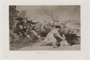 Yo lo vi (Ik zag het), Plaat 44 uit Los desastres de la guerra (De rampen van de oorlog)