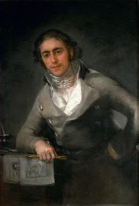 Portret van een man Evaristo Pérez de Castro, ca. 1806 door Francisco Goya de