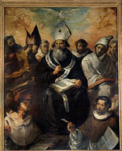 Sint Basilius dicteert zijn leer