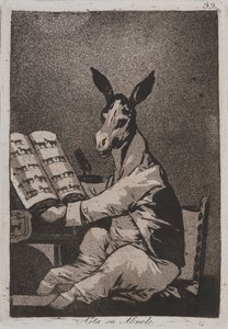 En zo was zijn grootvader (Asta su abuelo) door Francisco de Goya