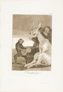 Bravo!, plaat 38 uit Los Caprichos door Francisco Jose de Goya y Lucientes