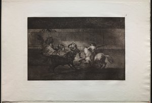 Stierengevechten: De dood van Pepe Illo (3e compositie) door Francisco de Goya