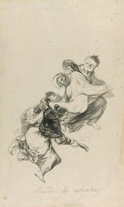 Droom van geseling door Francisco Jose de Goya y Lucientes