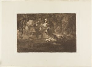 God schept hen en zij voegen zich samen, plaat 18 uit Los Proverbios door Francisco Jose de Goya y Lucientes