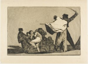 Als twee tegen één, stop je kont vol met stro, uit Los Proverbios