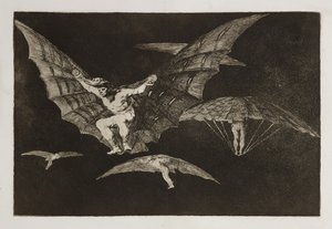 Modo de volar door Francisco Jose de Goya y Lucientes