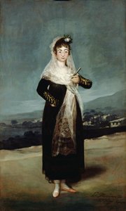 Portret van de Marquesa de Santiago door Francisco de Goya