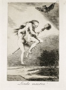 Mooie Lerares. 1793-1799 door Francisco Jose de Goya y Lucientes