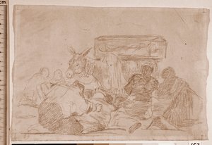 De rampen van de oorlog: Vreemde devotie door Francisco de Goya
