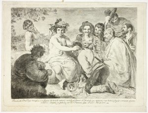 De Dronkaards door Francisco Jose de Goya y Lucientes