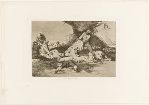 Ze Gebruiken Hen, plaat 16 uit De Rampen van de Oorlog door Francisco Jose de Goya y Lucientes