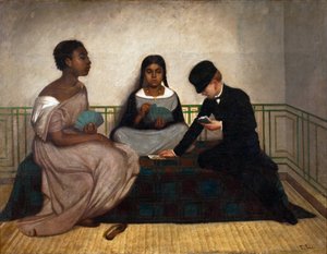De Drie Rassen of Gelijkheid voor de Wet door Francisco Laso (1823-1869), Museo de Arte de Lima