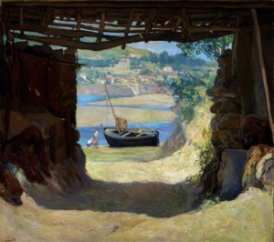 De schuur door Francisco Llorens Diaz