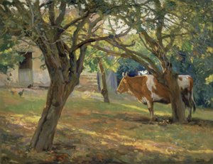De boomgaard van meneer Juan – 1930/36 door Francisco Llorens Diaz