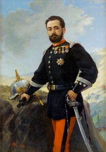 Retrato van kolonel Francisco Enrique Contreras door Francisco Manuel Oller