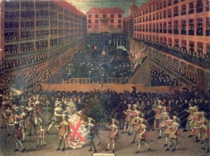 Auto de Fé in 1656 door Francisco Rizi