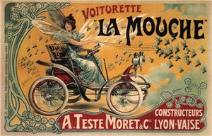 Voiturette La Mouche, 1900 door Francisco Tamagno