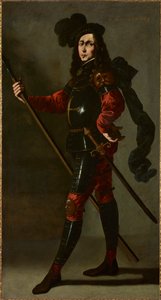 El Infante P. Bustos de Lara, ca 1640-1645 door Francisco de Zurbaran