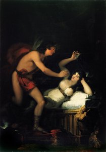 Allegorie van Liefde Cupido en Psyche door Francisco de Goya