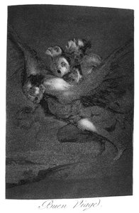 Bon Voyage, 1799 door Francisco de Goya