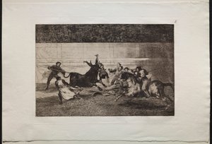Stierengevechten: De Dood van Pepe Illo (2e Compositie) door Francisco de Goya