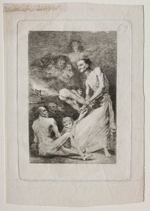 Caprichos: Blaas, c. 1799