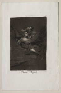 Caprichos: Goede reis! door Francisco de Goya