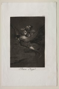 Caprichos: Goede Reis! door Francisco de Goya