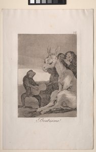 Caprichos: Bravo! door Francisco de Goya