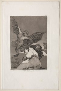 Caprichos: Roddelaars-Windvlagen door Francisco de Goya