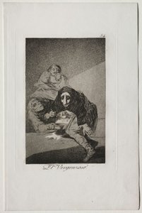 Caprichos: De schaamtevolle door Francisco de Goya