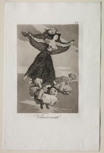 Caprichos: Ze zijn gevlogen door Francisco de Goya