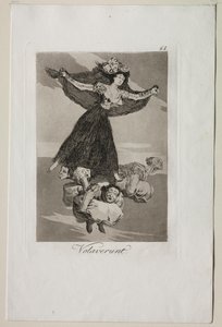 Caprichos: Ze zijn gevlogen door Francisco de Goya