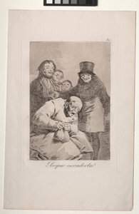 Caprichos: Waarom verbergen ze? door Francisco de Goya