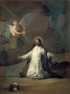 Christus op de Olijfberg. Circa 1819 door Francisco de Goya