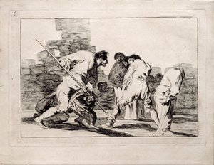 Wrede Dwaasheid uit de serie Los Disparates Follies, 1815-1819