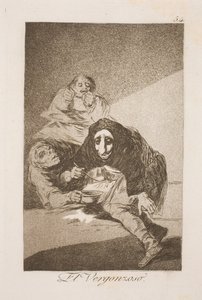 Den skamløse door Francisco de Goya