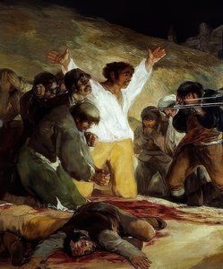 De 3e mei 1808 (Executie van opstandige straatvechters) (detail)