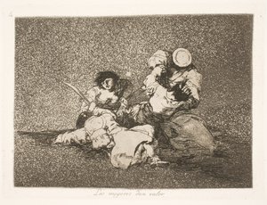 Het zijn de vrouwen die moed geven (4) door Francisco de Goya