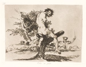 Dit is erger (37) door Francisco de Goya
